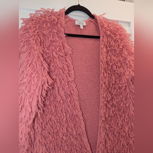 And Other Stories Pink Shaggy Wool-blend Knit Cardigan - Picture 10 of 16